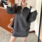 シャツドッキングVネックセットアップ（2COLOR）AS1695