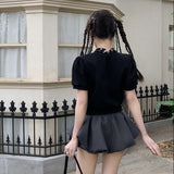 ドットスカーフタイカットソー（2COLOR）AT1409