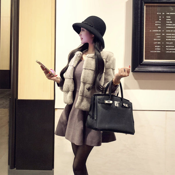 エレガントファーコートAJ1186