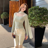 シフォンスカーフトップス（2COLOR）AT1406