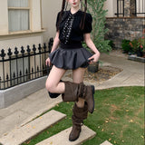 ドットスカーフタイカットソー（2COLOR）AT1409