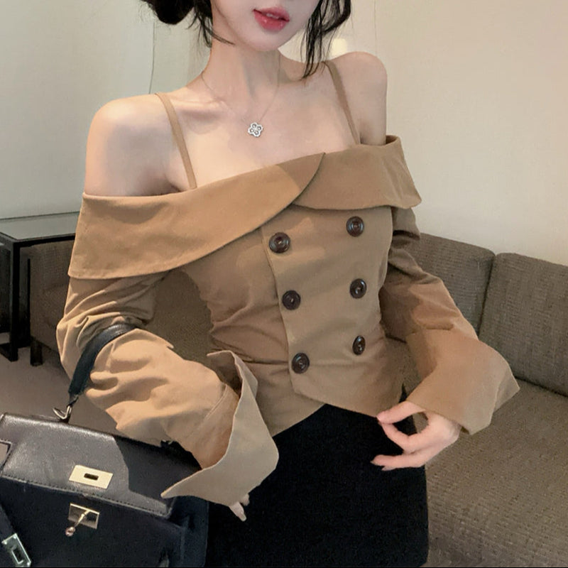 alexiastam❤️オープンショルダートップス 楽天市場】オープン  