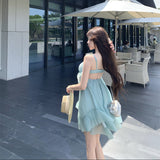 エアリーフリルAラインワンピースAO1849