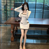 モノトーンタイトセットアップAS1715