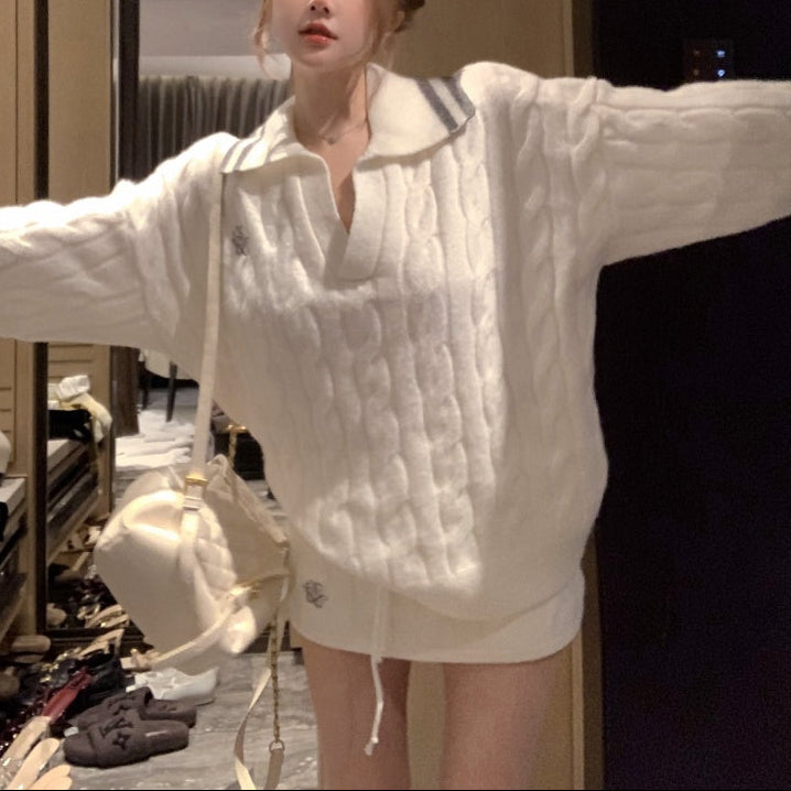 archivio ニットセットアップ ケーブルニットセットアップAS1684 – SNACC