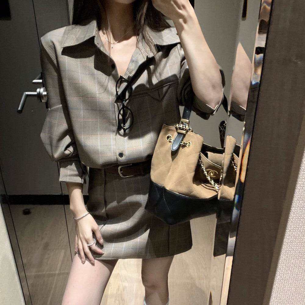 グレンチェックセットアップAS1653 – SNACC