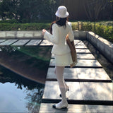 クラシカルネックセットアップ（2COLOR）AS1709