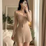 ウエストタッチニットワンピース（3COLOR）AO1829