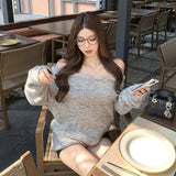 オフショルルーズニットAT1453